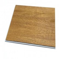 Hot sale installation 4mm Interlocking stones wood look pvc vinyl spc flooring tiles