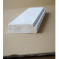 Trade assurance good quality white primer coated wood frame wooden skirting board/wall skirting/wall base moulding