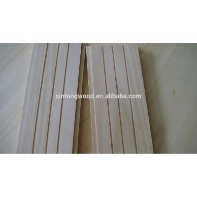 paulownia wood wall panel with tongue and groove